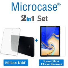 Samsung Tab S4 10.5 T830 T835 Soft Silikon Kılıf + Ekran Koruma