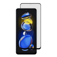 Microcase Xiaomi Redmi Note 11T Pro - 11T Pro Plus - Poco X4 GT Tam Kaplayan Çerçeveli Mat Cam Koruma - AL3124