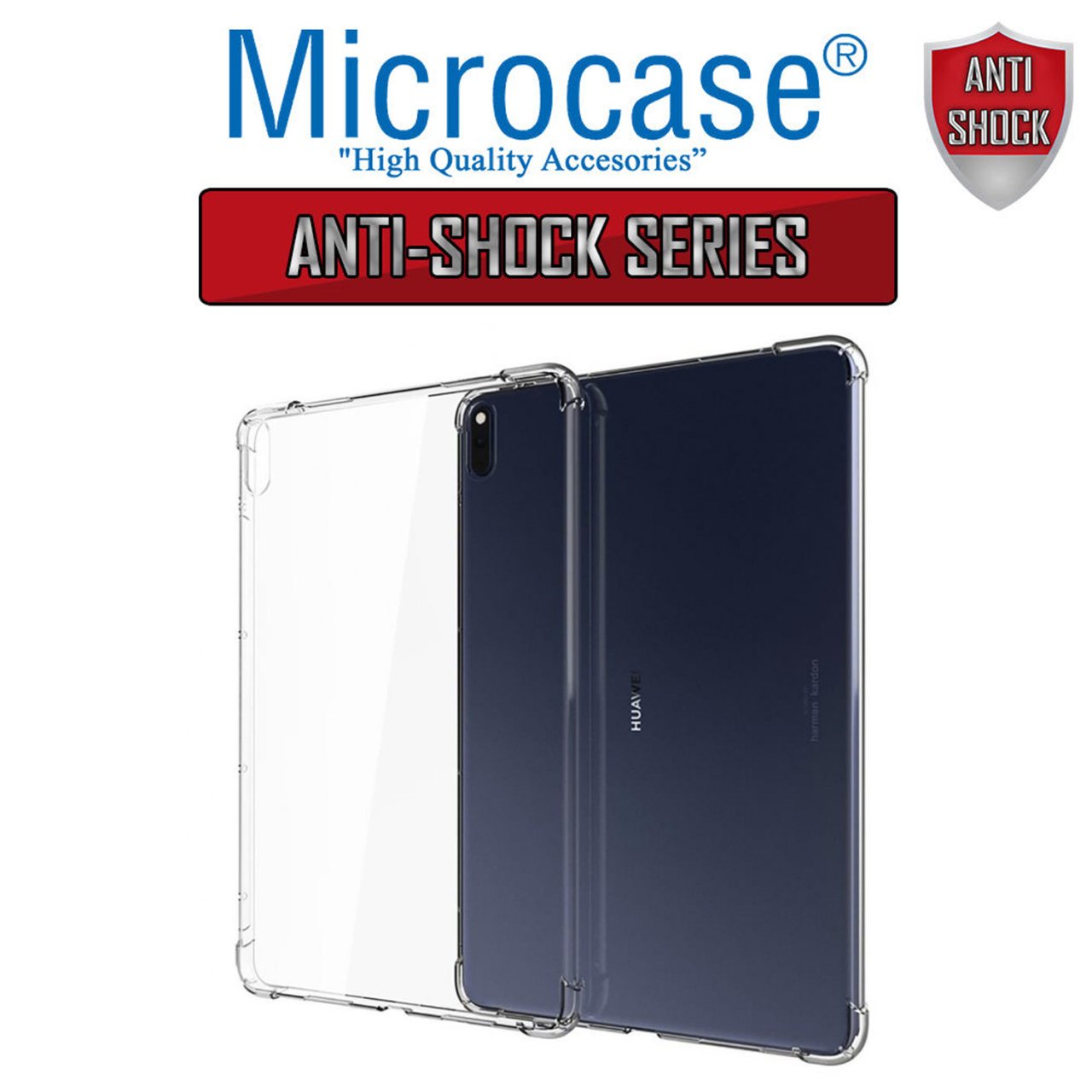 Microcase Huawei MatePad 11 2021 Anti Shock Series Silikon Tpu Soft Kılıf - Şeffaf
