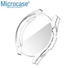 Microcase Huawei Watch GT 3 46 mm Önü Kapalı Silikon Kılıf - Şeffaf