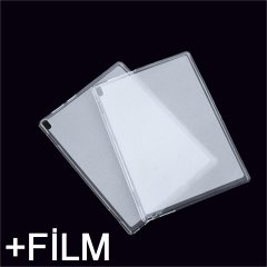 Lenovo Tab 4 10'' Silikon Tpu Soft Kılıf + Ekran Koruma Filmi