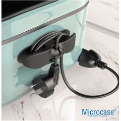 Microcase Yapışkanlı Kablo Sabitleyici Düzenleyici Çok Amaçlı Organizer Kablo Sarma Aparatı AL3962