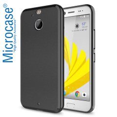 HTC 10 Evo Soft Esnek Silikon Kılıf + Tempered Glass Cam Koruma