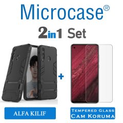 Huawei Nova 4 Alfa Serisi Armor Standlı Kılıf + CAM (SEÇ)