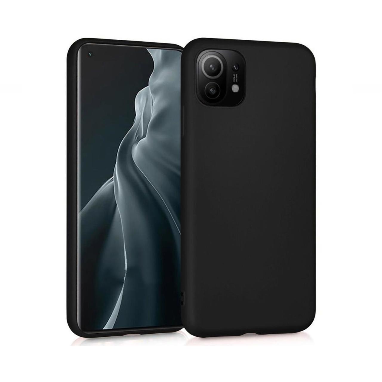 Microcase Xiaomi Mi 11 Premium Matte Silikon Kılıf - Siyah