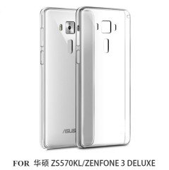 Zenfone 3 Deluxe ZS570KL Ultra İnce Silikon + Tempered Glass