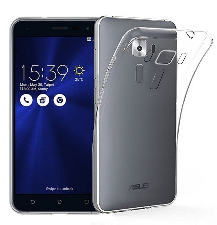 Zenfone 3 Deluxe ZS570KL Ultra İnce Silikon + Tempered Glass