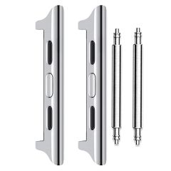 Microcase Apple Watch Series 10 46mm  to 20 mm Çevirici Metal Kordon Kayış Adaptörü Set - AL3134