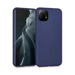 Microcase Xiaomi Mi 11 Premium Matte Silikon Kılıf - Lacivert