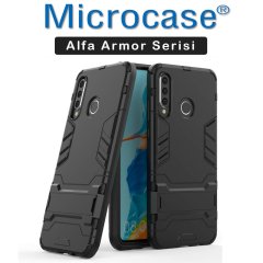 Huawei P30 Lite Alfa Serisi Armor Standlı Kılıf + CAM (SEÇ)