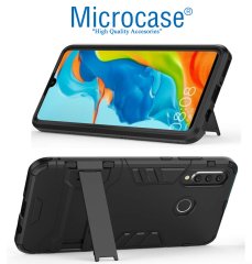 Huawei P30 Lite Alfa Serisi Armor Standlı Kılıf + CAM (SEÇ)
