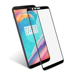 OnePlus 5T 6.01'' Tam Kaplayan Tempered Glass Cam Koruma