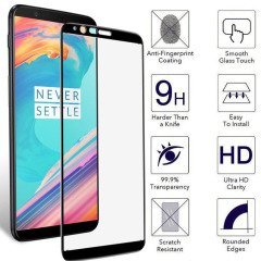 OnePlus 5T 6.01'' Tam Kaplayan Tempered Glass Cam Koruma
