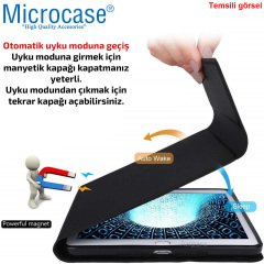 Microcase iPad Pro 11 2018 Sleeve Serisi Mıknatıs Kapaklı Standlı Suni Deri Kılıf - Siyah