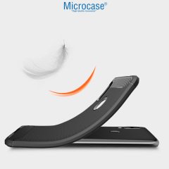 Microcase Xiaomi Redmi Y3 Brushed Silikon Kılıf +CAM