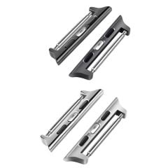 Microcase Apple Watch Series 10 46mm to 22 mm Çevirici Metal Kordon Kayış Adaptörü Set - AL3135