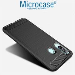 Microcase Samsung Galaxy A60 Brushed Silikon Kılıf +CAM