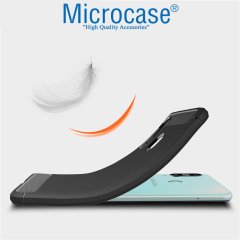 Microcase Samsung Galaxy A60 Brushed Silikon Kılıf +CAM