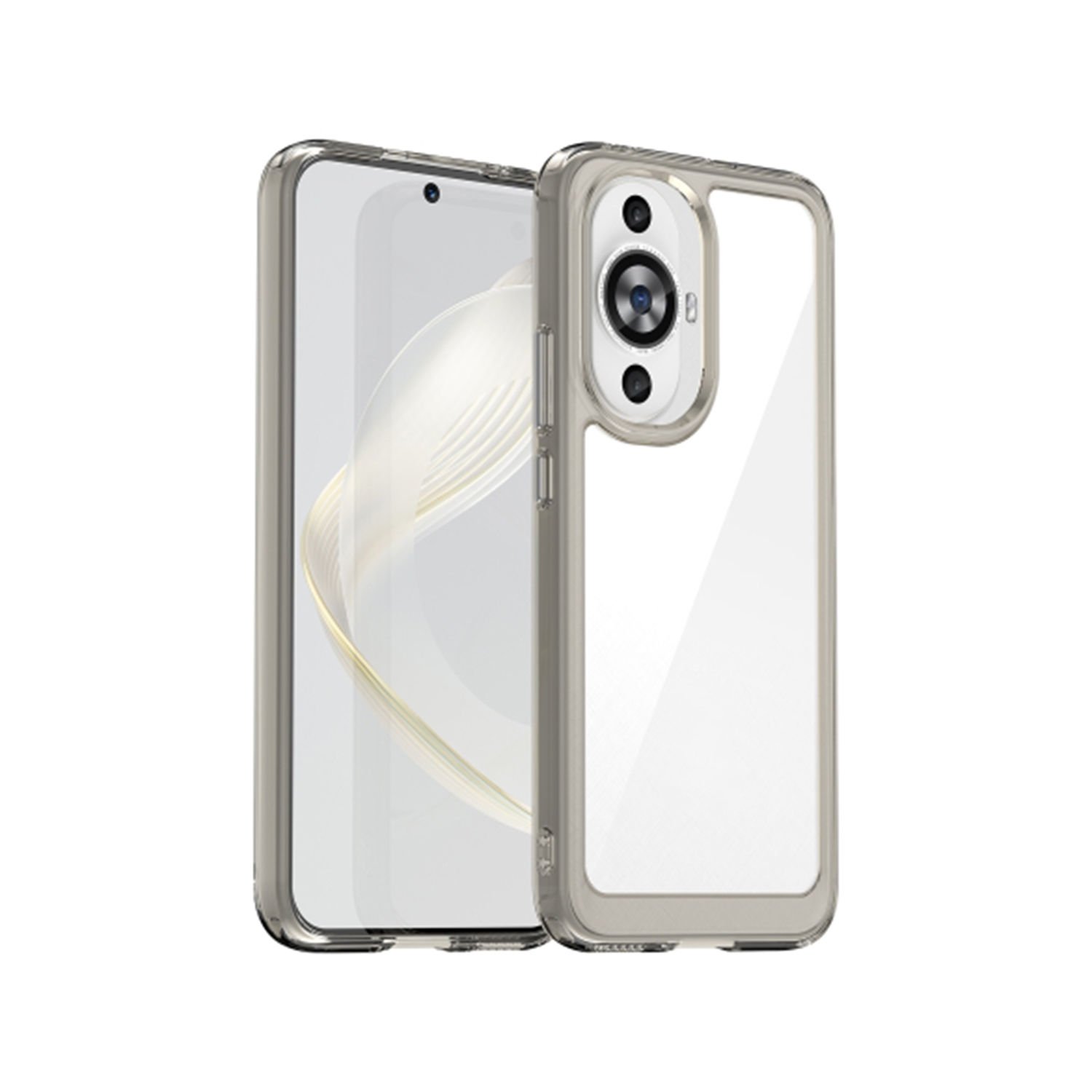 Microcase Huawei Nova 12S / Nova 11 Shield Serisi Darbeye Dayanıklı Yarı Esnek Plastik Tpu Kılıf - AL8100