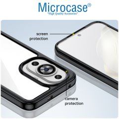 Microcase Huawei Nova 12S / Nova 11 Shield Serisi Darbeye Dayanıklı Yarı Esnek Plastik Tpu Kılıf - AL8100