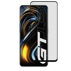 Microcase Realme GT 5G Tam Kaplayan Çerçeveli Mat Cam Koruma - AL3124