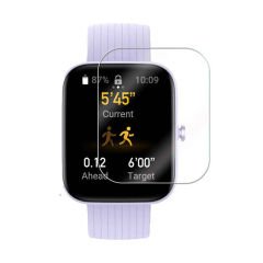 Microcase Amazfit Bip 3 1.69 inch için TPU Ekran Koruma Filmi - Şeffaf AL3384