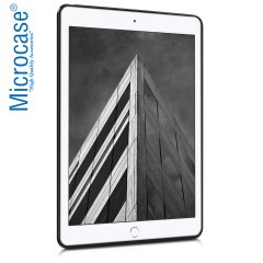 Microcase Apple iPad 9.7 2017 Silikon Tpu Soft Kılıf+EKRAN KORUMA