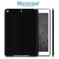 Microcase Apple iPad 9.7 2017 Silikon Tpu Soft Kılıf+EKRAN KORUMA