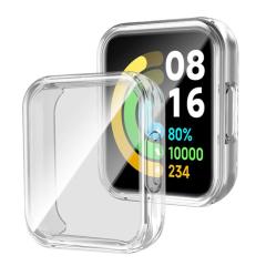 Microcase Xiaomi Redmi Watch 2 Lite Önü Kapalı Silikon Kılıf - Şeffaf