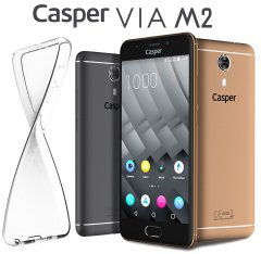 Casper Via M2 Ultra İnce Silikon Kılıf + Tempered Glass