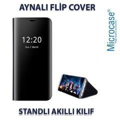 Huawei Honor Play Aynalı Kapak Clear View Flip Cover Mirror Kılıf