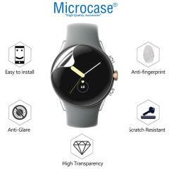 Microcase Google Pixel Watch için TPU Ekran Koruma Filmi - Şeffaf AL3384