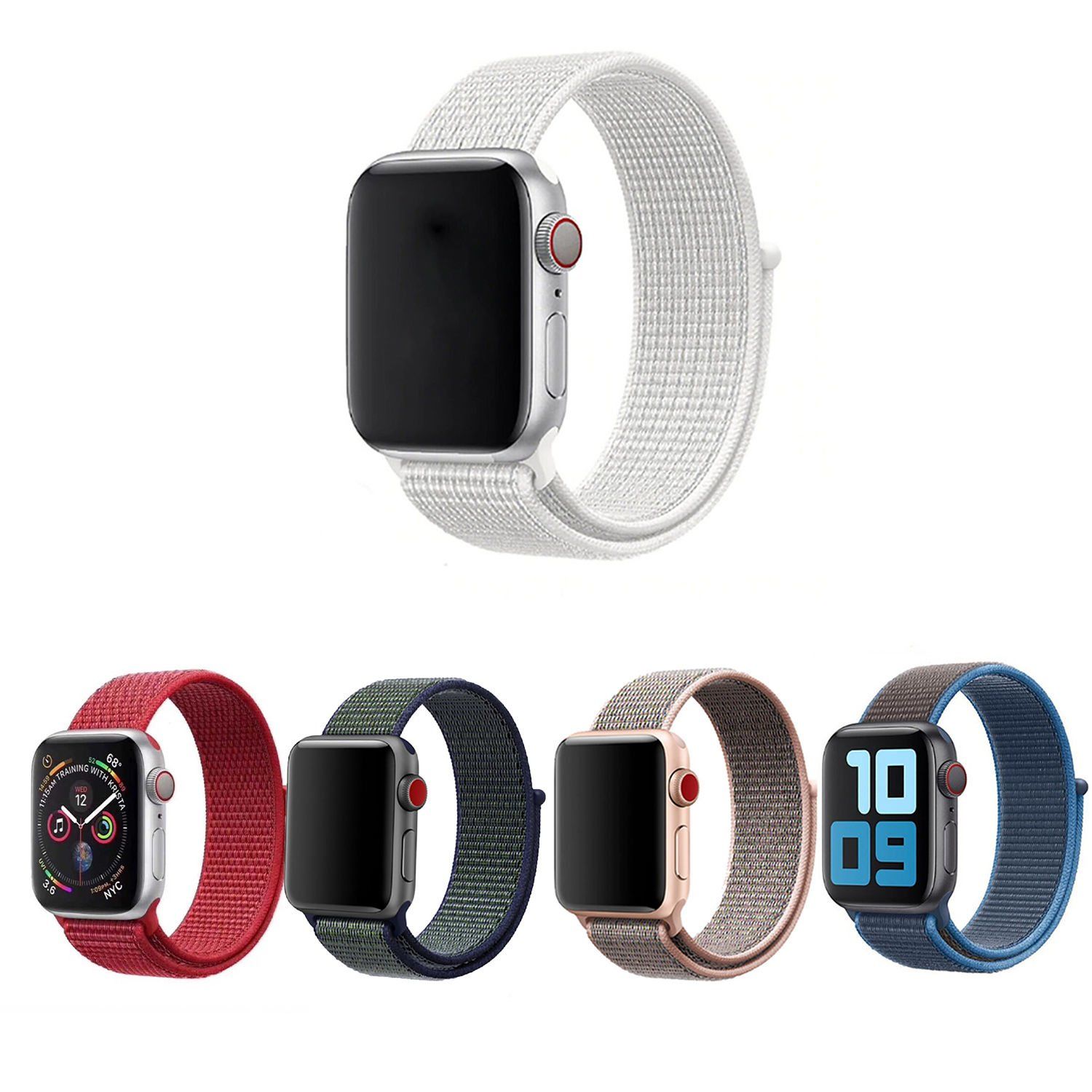 Microcase Apple Watch Series 10 46mm için  Hasır Tasarım Kordon Kayış - KY5