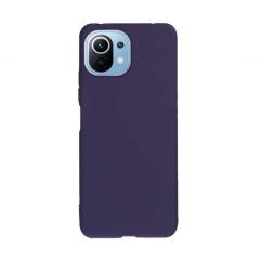 Microcase Xiaomi Mi 11 Lite Premium Matte Silikon Kılıf - Lacivert