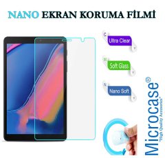 Microcase Samsung Galaxy Tab A 8.0 2019 T295 Silikon Soft Kılıf + Nano Esnek Ekran Koruma Filmi (SEÇENEKLİ)