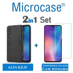 Xiaomi Mi 9 Explorer Alfa Serisi Armor Standlı Kılıf + CAM (SEÇ)