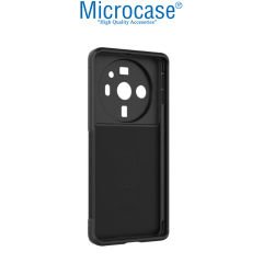 Microcase Xiaomi Mi 12 Ultra Miami Serisi Darbeye Dayanıklı Silikon Kılıf - Siyah