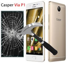 Casper Via P1 Ultra İnce Silikon Kılıf + Tempered Glass