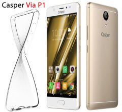 Casper Via P1 Ultra İnce Silikon Kılıf + Tempered Glass