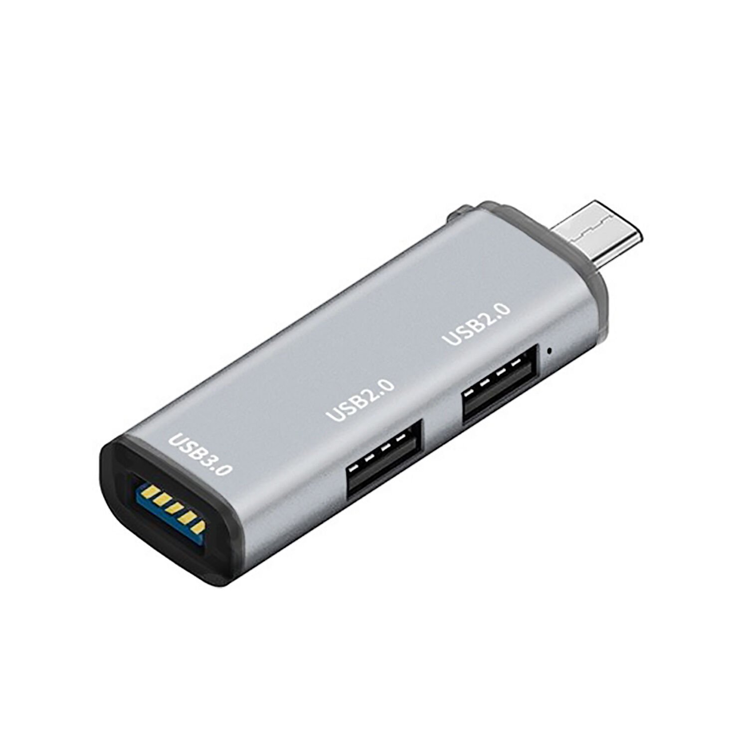Microcase Type-C to USB 3.0 Çoğaltıcı Hub 3in1 OTG Adaptör - AL3574