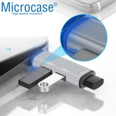 Microcase Type-C to USB 3.0 Çoğaltıcı Hub 3in1 OTG Adaptör - AL3574