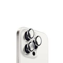 Microcase Iphone 16 Pro/16 Pro Max Kamera Camı Lens Koruyucu Halka Set - AL8114