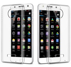 Motorola Moto Z Ultra İnce Silikon Kılıf + Tempered Cam