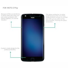 Motorola Moto Z Ultra İnce Silikon Kılıf + Tempered Cam