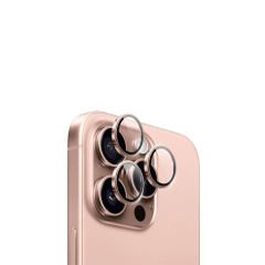 Microcase Iphone 16 Pro/16 Pro Max Kamera Camı Lens Koruyucu Halka Set - AL8114