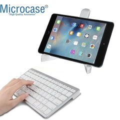 Microcase Apple iPad Pro 13 2024  Tablet  Uyumlu Tablet Klavyesi + Tablet Tutucu Stand -AL3320