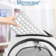Microcase Apple iPad Pro 13 2024  Tablet  Uyumlu Tablet Klavyesi + Tablet Tutucu Stand -AL3320