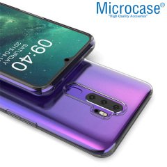 Microcase Oppo A9 2020 - Oppo A5 2020 Ultra İnce 0.2 mm Soft Silikon Kılıf - Şeffaf