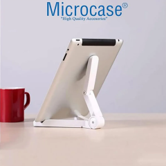 Microcase Apple iPad Pro 13 2024  Tablet  Uyumlu Tablet Klavyesi + Tablet Tutucu Stand -AL3320