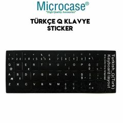 Microcase Apple iPad Air 11 2024  Tablet  için Bluetooth Klavye+Mouse+TR Sticker AL2691